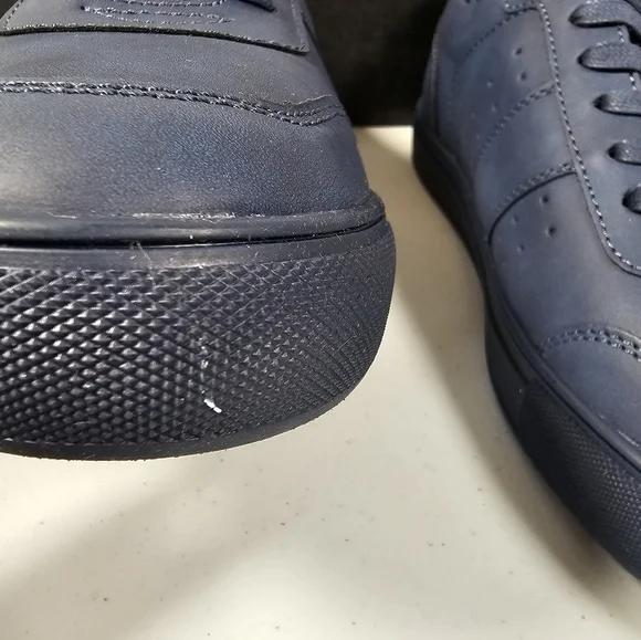 INC International Concepts Mens Zuri Low Top Sneaker Faux Suede Blue Size 9M NEW - Picture 3 of 16